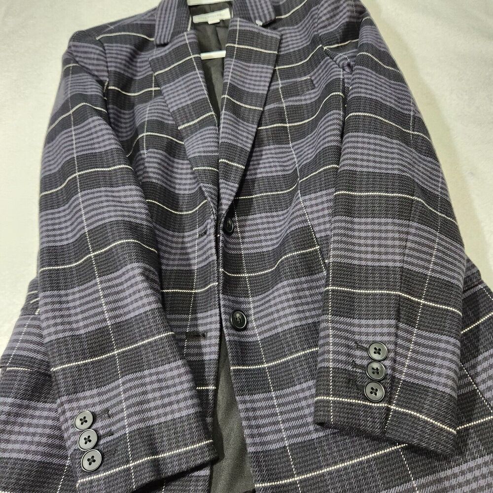 Free Assembly Blazer For Women Size Small Relaxed Fit Plaid Long sleeve - Picture 13 of 14